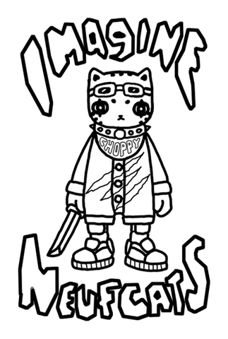 Imagine Tattoo Studio stamp design