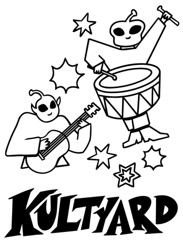 Kult Yard stamp design